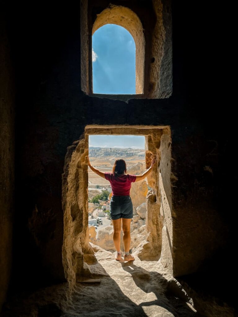 Widok w Cavusin, Kapadocja