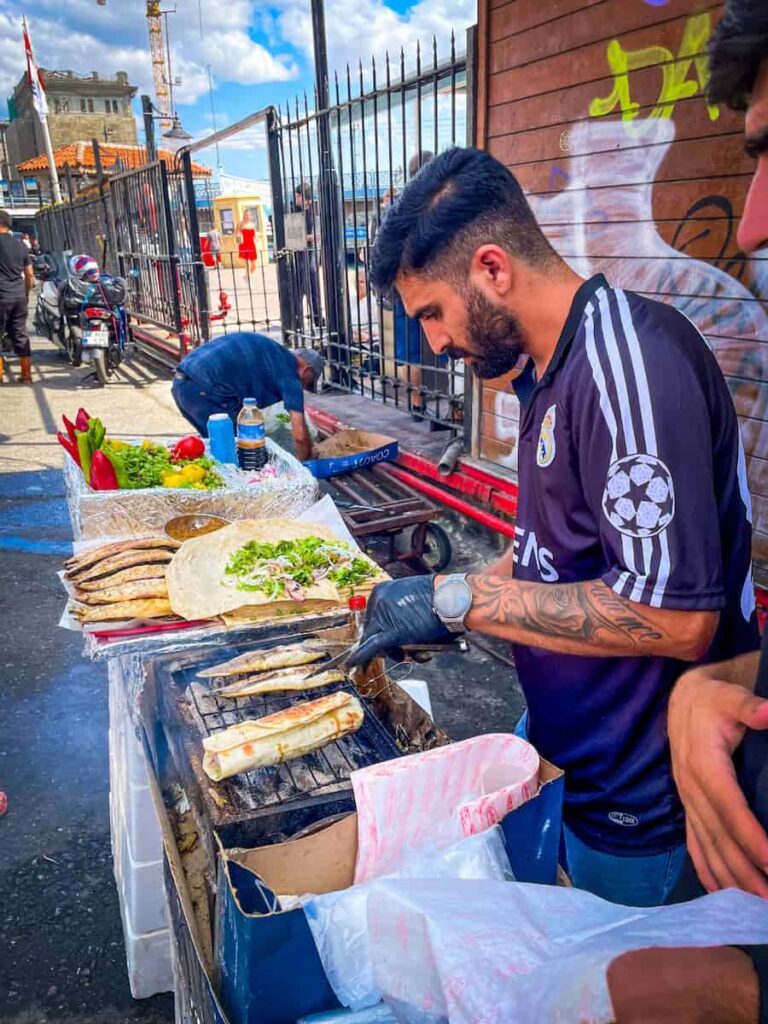 balik ekmek most galata stambuł
